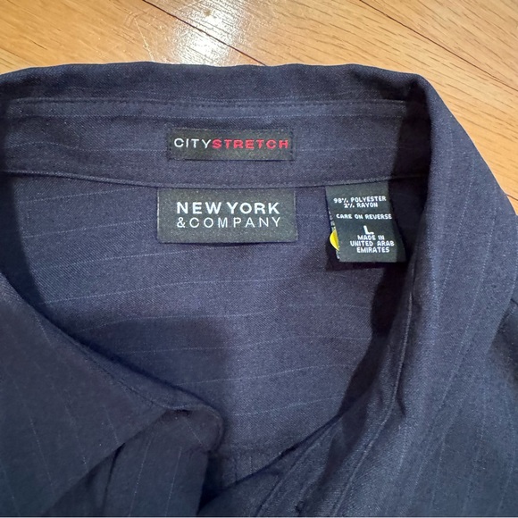 New York & Company city stretch suit L 12 - Picture 3 of 6